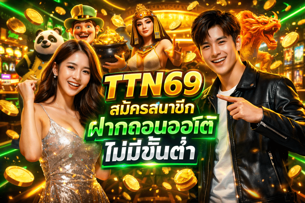 TTN69 สมัครสมาชิก ฝากถอนออโต้ ไม่มีขั้นต่ำ
